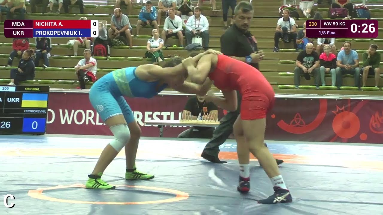 1/8 WW - 59 kg: A. NICHITA (MDA) df. I. PROKOPEVNIUK (UKR) by TF, 13-2