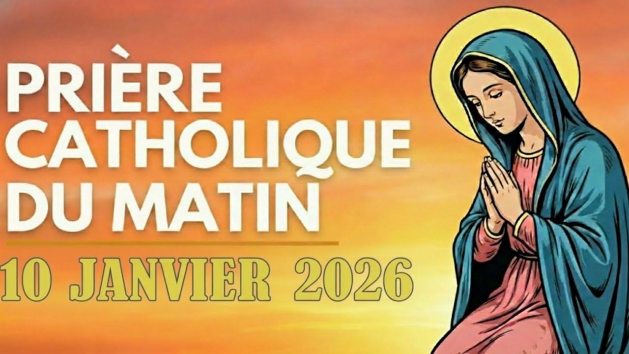 Prière catholique du matin – 09 Janvier 2026 | S’éveiller dans la paix et la confiance