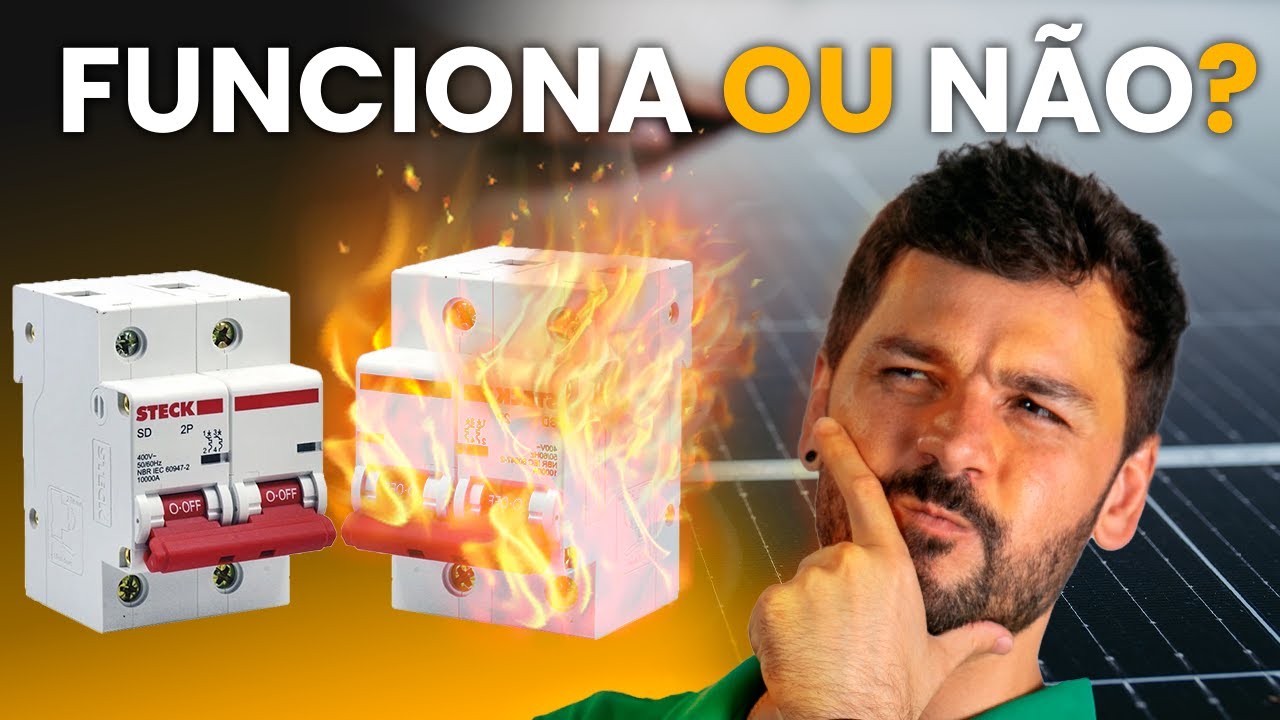 Por que usam DISJUNTOR de CORRENTE ALETERNADA em CORRENTE CONTÍNUA?