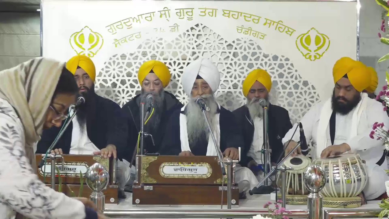 Kirtan at Gurdwara Shri Guru Teg Bahadur Sahib, Sec 34 CHD | Bhai Arvinderjit Singh Ji