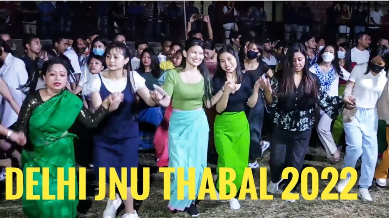 Delhi JNU 2022 Thabal 👫👯🕺 || zat bezat khaidana amata oibage wakhal londa punna haraona chongminakhi
