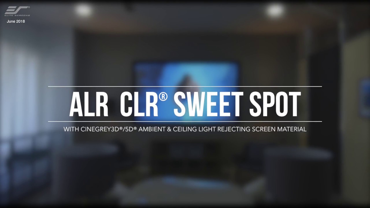 ✅ Elite Screens Ceiling and Ambient Light Rejecting (CLR&reg;/ALR) Projection Screen Setup Guide