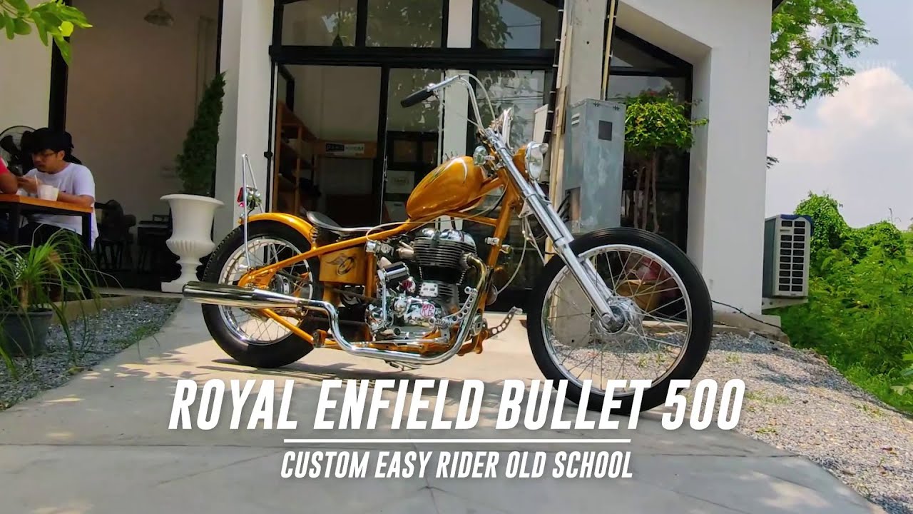 Royal Enfield Bullet 500 #Custom Old School Easy Rider By #Meeclassic Shop