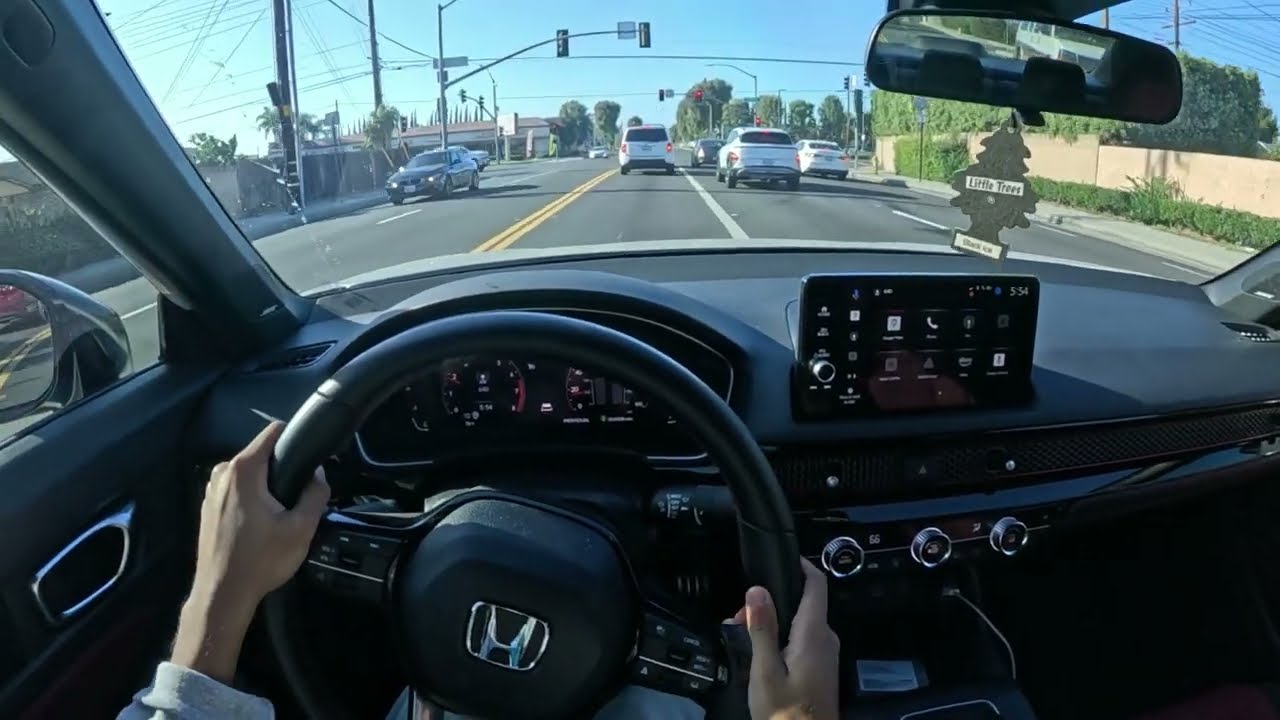 2025 Civic Si | POV MANUAL CITY SUNNY DRIVE (NO COMMENTARY)