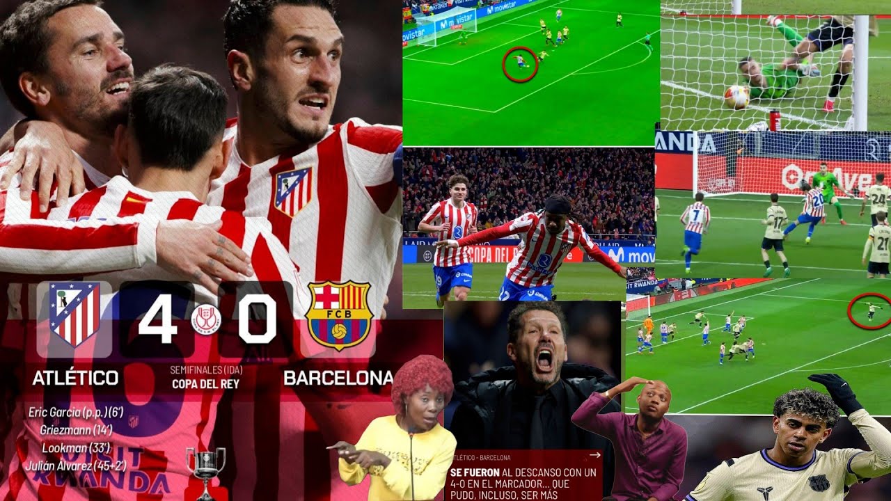 ATM 4-0 barcelone/ATM del cholo Simeone msapinen barca flick Yamal/lookman Vin pote SA ATM te bezwen