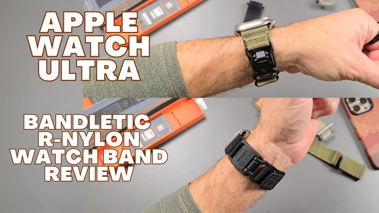 Обзор ремешков для Apple Watch Ultra Bandletic R-Nylon