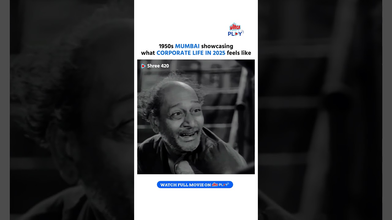 1950s Mumbai vs. 2025 Corporate Life | Shree 420 | Raj Kapoor | Bollywood Movie | Ultra Play OTT