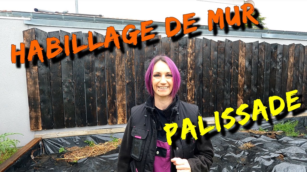 TUTO/DIY : Comment habiller un mur extérieur avec des planches de bois ? (Palissade)