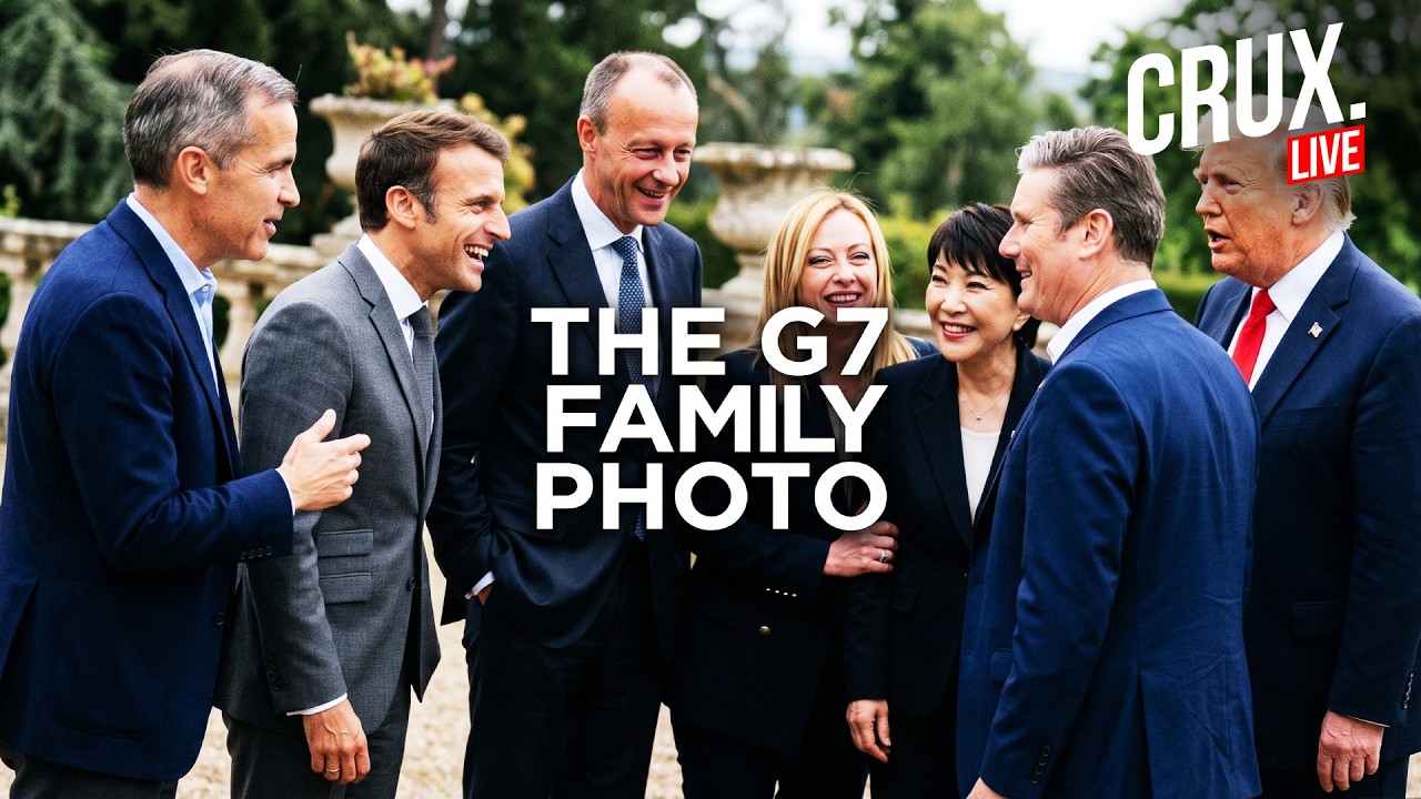 G7 Summit LIVE: World Leaders Pose For Historic Family Photo | Evian | France | Trump | Iran Deal