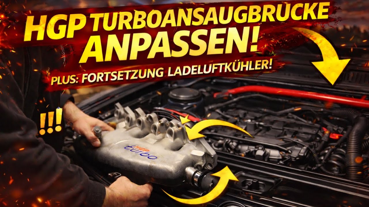 HGP Turbo im Golf 3 VR6 – Große Anpassung an der Saugbrücke nötig!