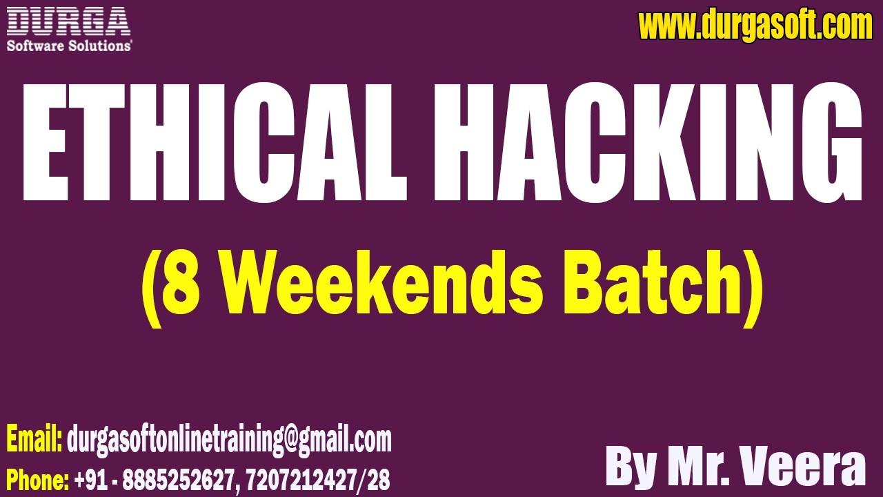 ETHICAL HACKING (8 Weekends Batch) tutorials || by Mr. Veera On 08-02-2026 @9AM (IST)