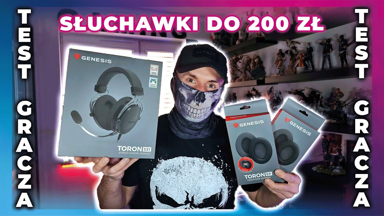 Słuchawki Genesis TORON 531 - Słuchawki Dla Graczy do 200 zł - Gaming Headset - Test i Recenzja