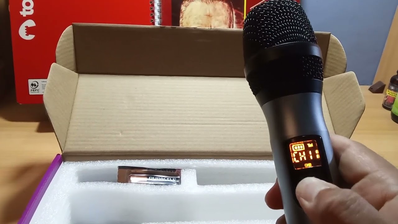 MICROFONO GEMINI INALAMBRICO, PRUEBA