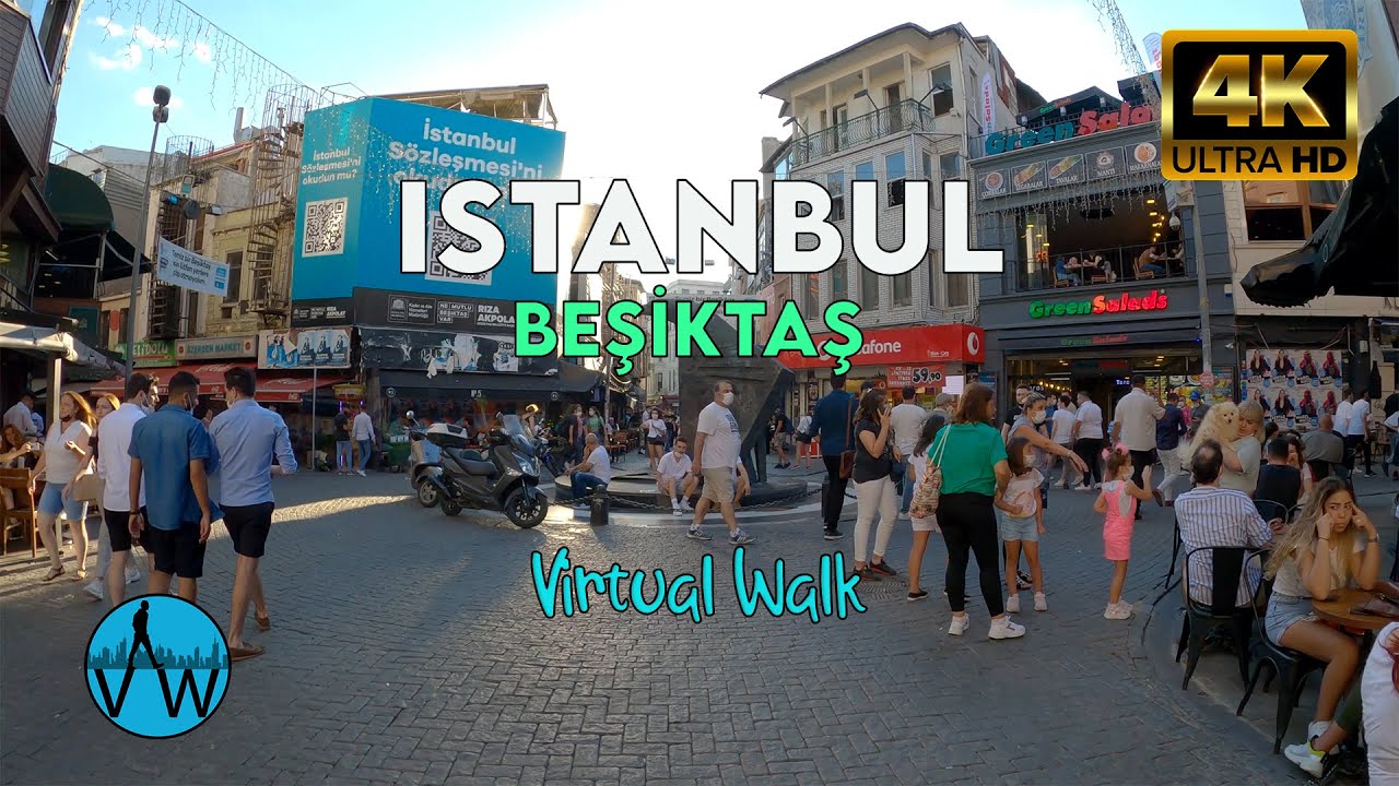 ⁴ᴷ⁵⁰ ISTANBUL WALK 🇹🇷 Beşiktaş's Streets, Restaurants and Cafes.