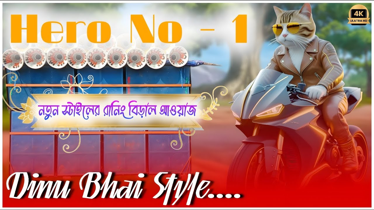 Dj dinu style একটু নতুন বিড়াল 🐱 আওয়াজ (  Heron no 1  ) Tapan bhai remix ---