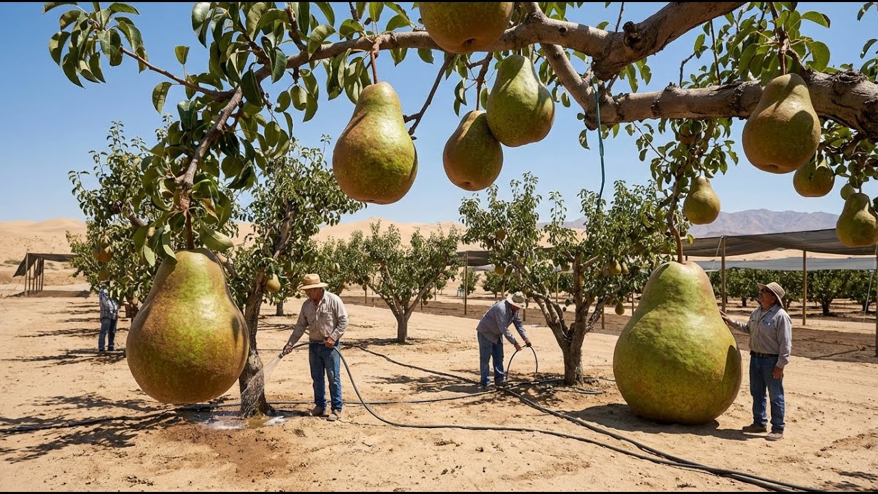 Unbelievable! They Tried Growing Pear Trees in the Desert — What Happened Shocked Everyone