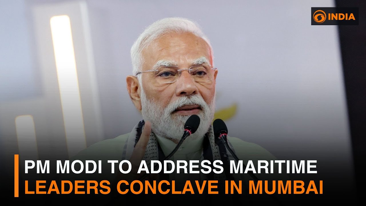 PM Modi to address Maritime Leaders Conclave in Mumbai & more news | DD India Live