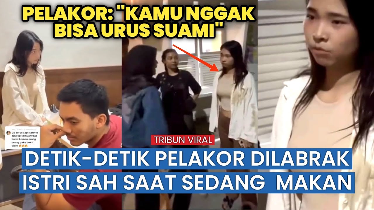 VIRAL! ISTRI SAH LABRAK SUAMI DAN SELINGKUHAN, UCAPAN PELAKOR BIKIN NETIZEN GERAM