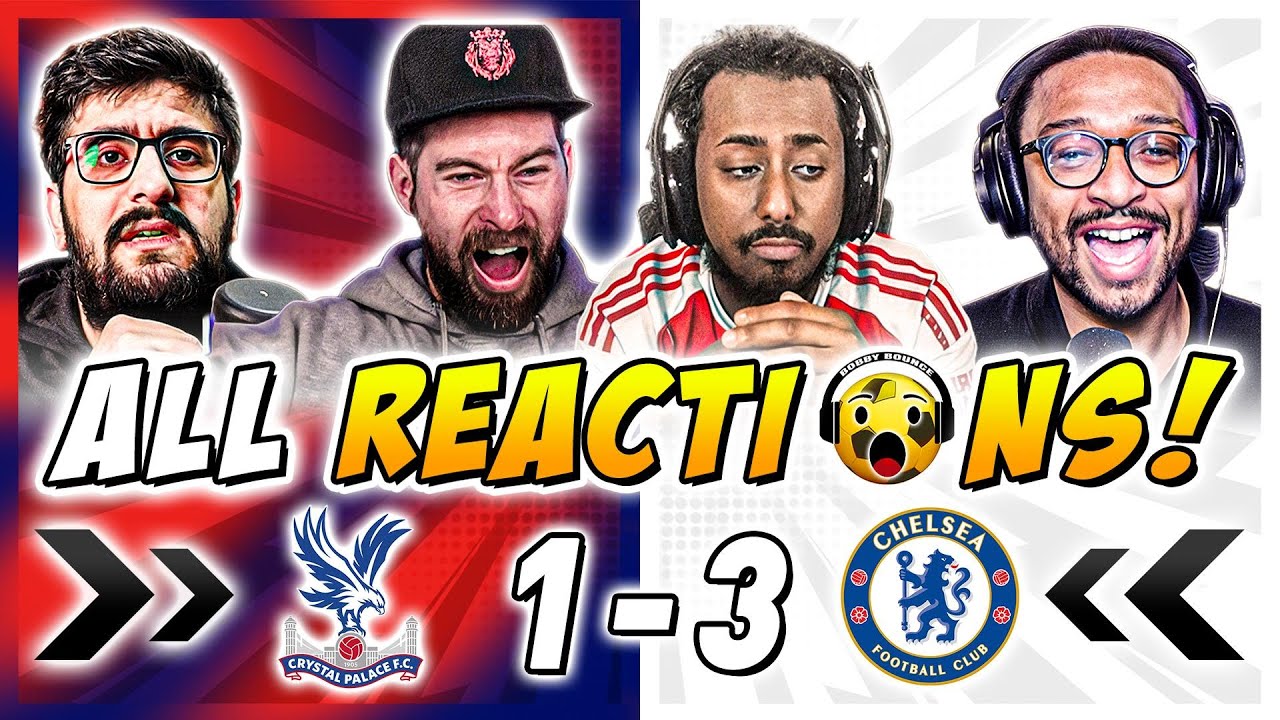 Chelsea and Rivals & Haters Fan Reactions to Crystal Palace 1-3 Chelsea | Premier League Fan