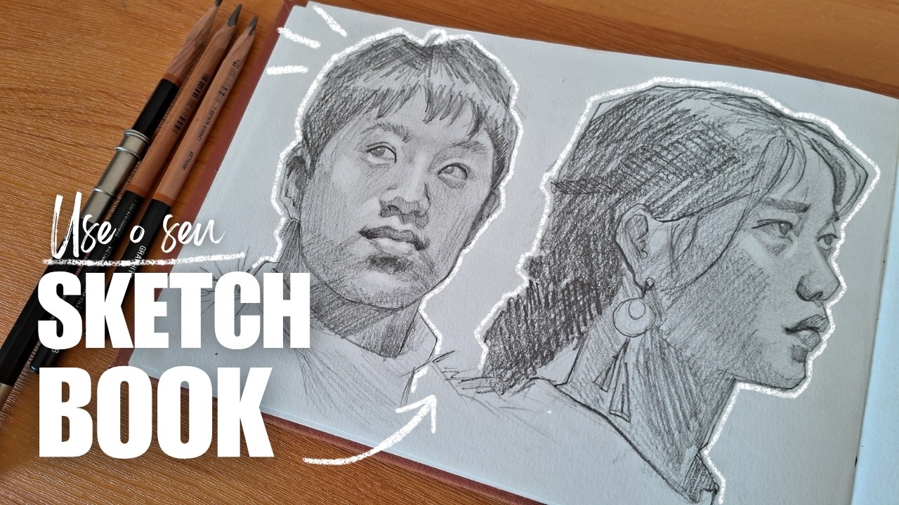 Como APRENDER A DESENHAR MELHOR em 2025 usando seu sketchbook