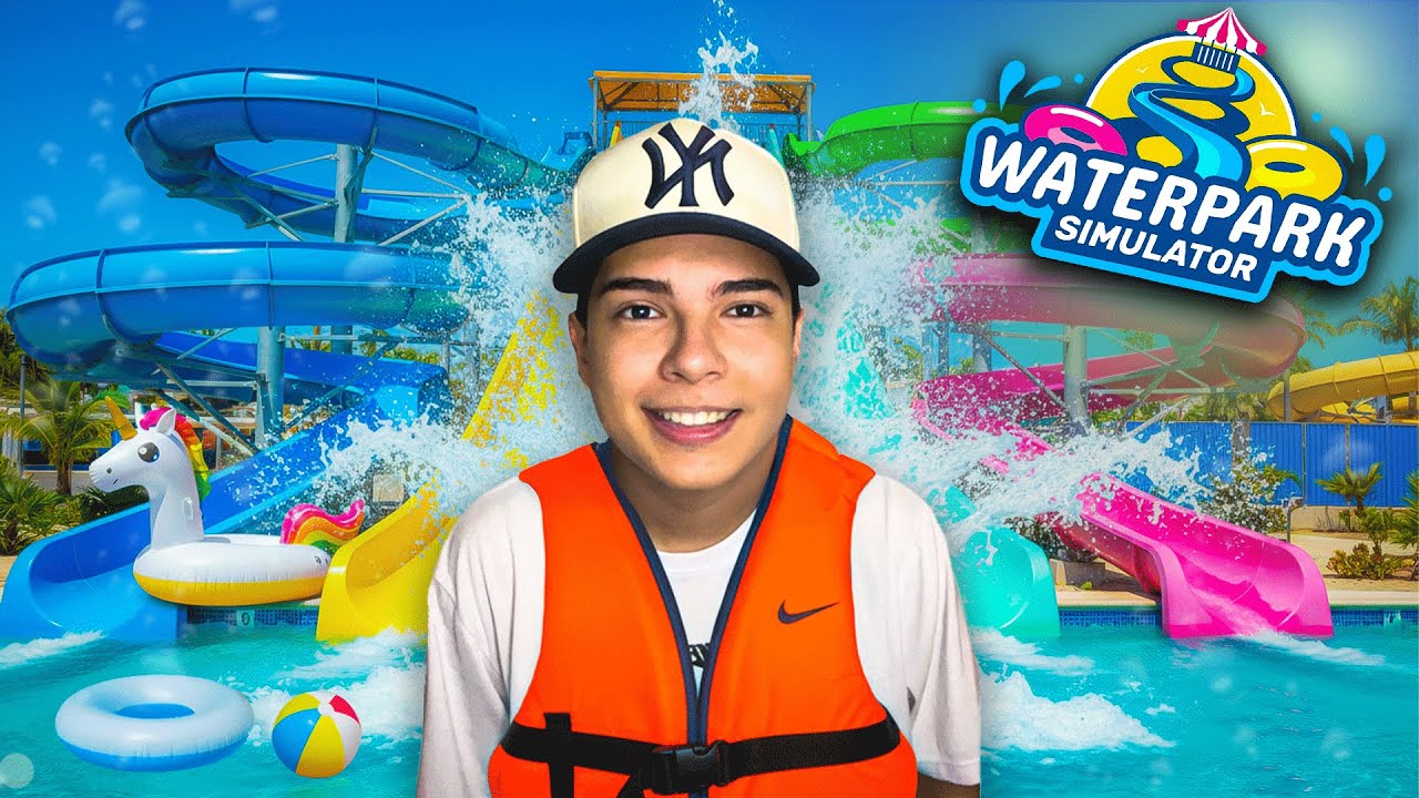 ABRÍ MI PROPIO PARQUE ACUÁTICO 🌊 | Waterpark Simulator #1