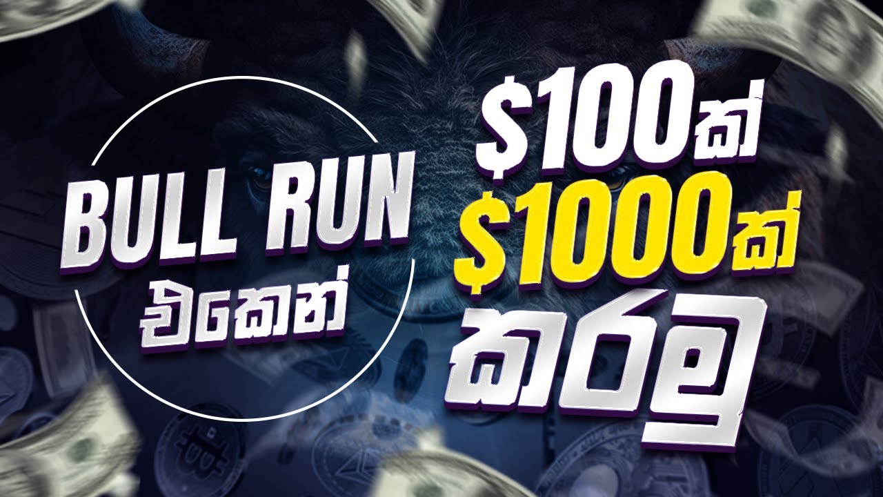 BULL RUN එකෙන් $100ක් $1000ක් කරමු