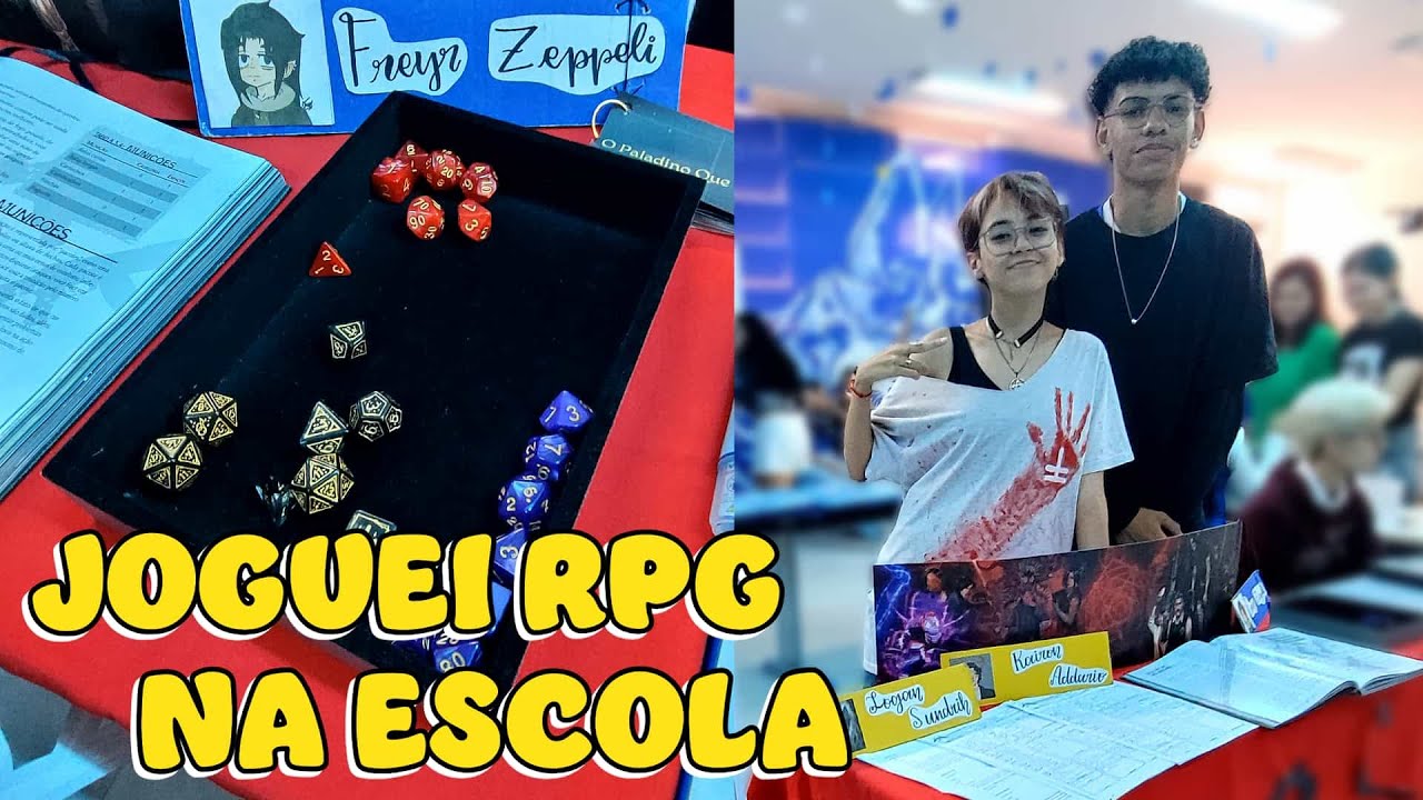 JOGUEI RPG NA ESCOLA - COISAS DA LUNA