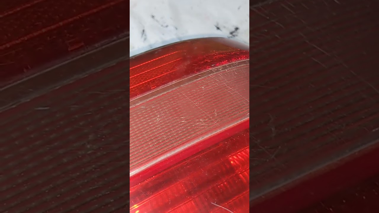 Taillight sanding 