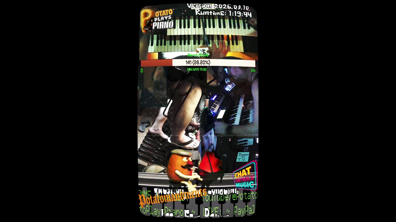 Video Game Music 80s Retro TV Movies Piano Cover Improv Live Tutorial Gaming Potato Plays Piano 🥔🎹