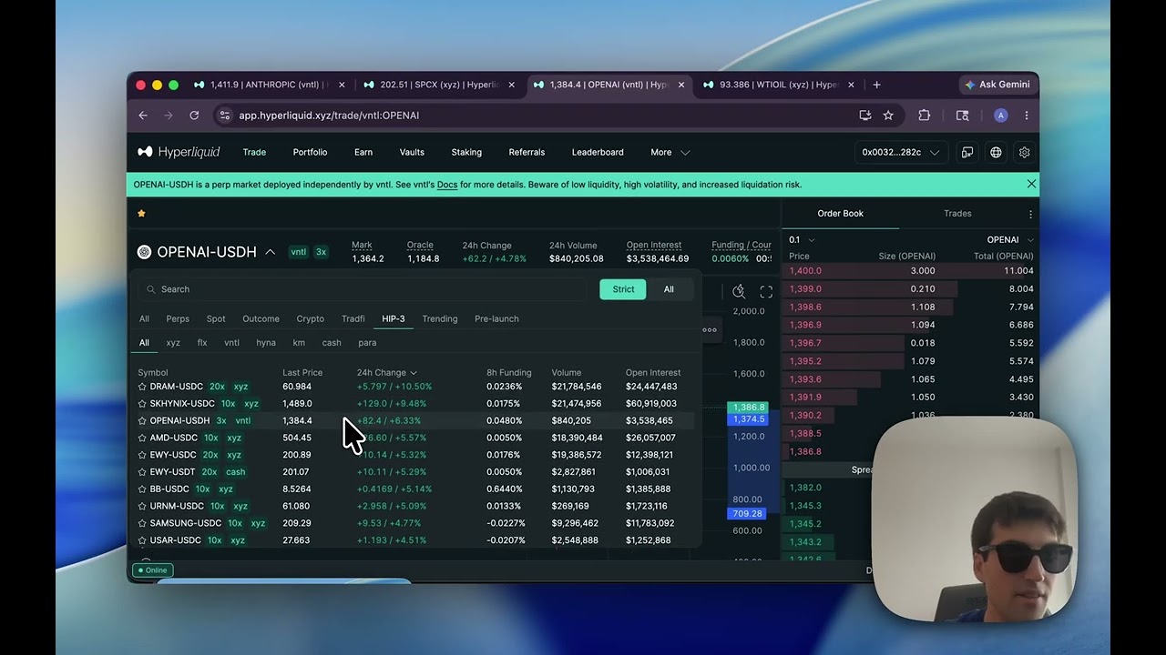 How To Trade SpaceX / PreIPO Stocks on Hyperliquid
