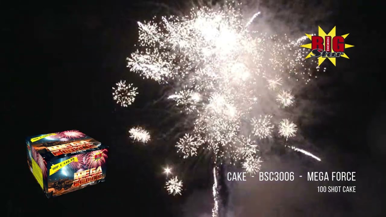 Big Star Fireworks - Cake - BSC3006 - Mega Force