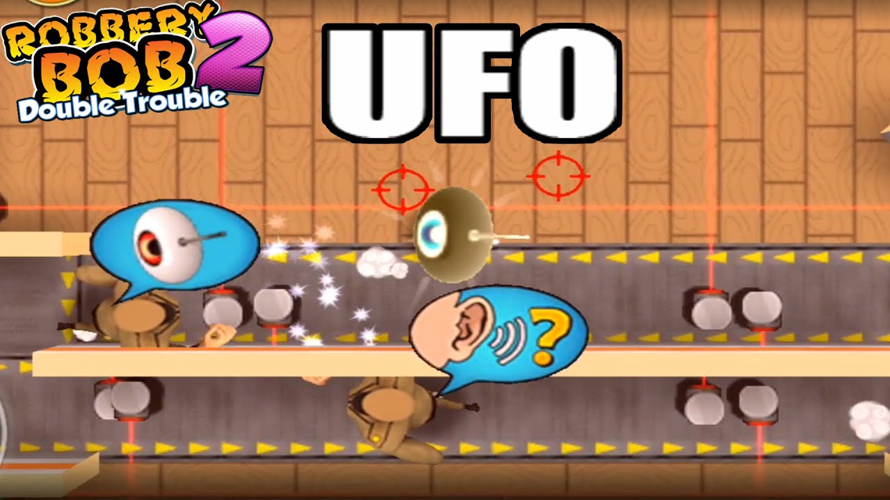 Robbery Bob 2 - UFO & Alien Gameplay All Levels #18