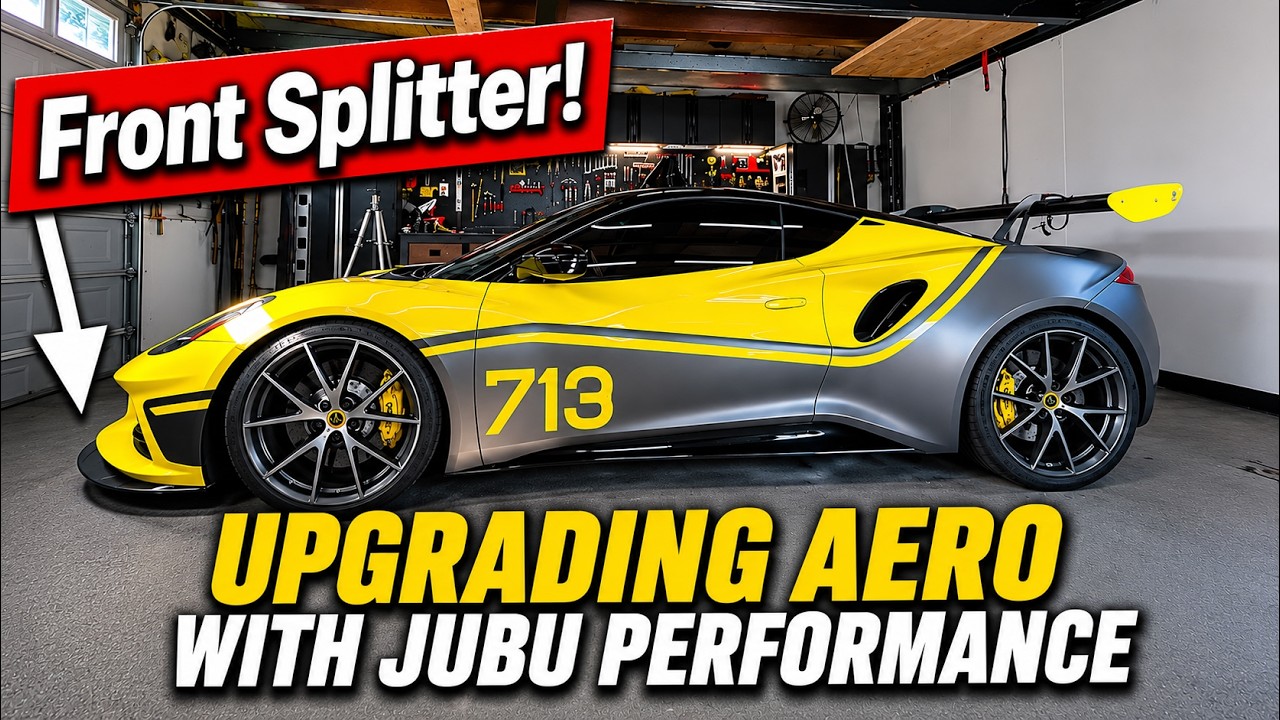 Lotus Emira - JUBU Aero Install, Front Splitter (1/4)