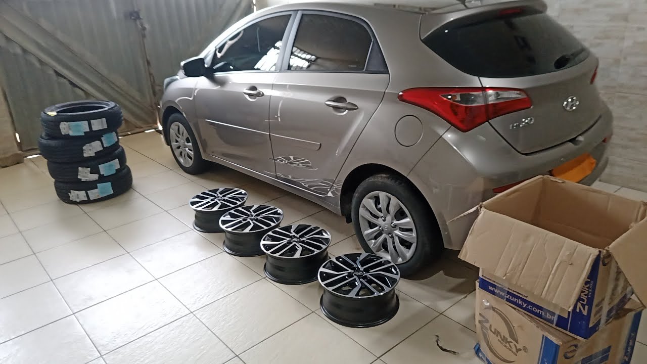 RODAS ESPORTIVAS DA ZUNKY RODAS  NO HYUNDAI HB20