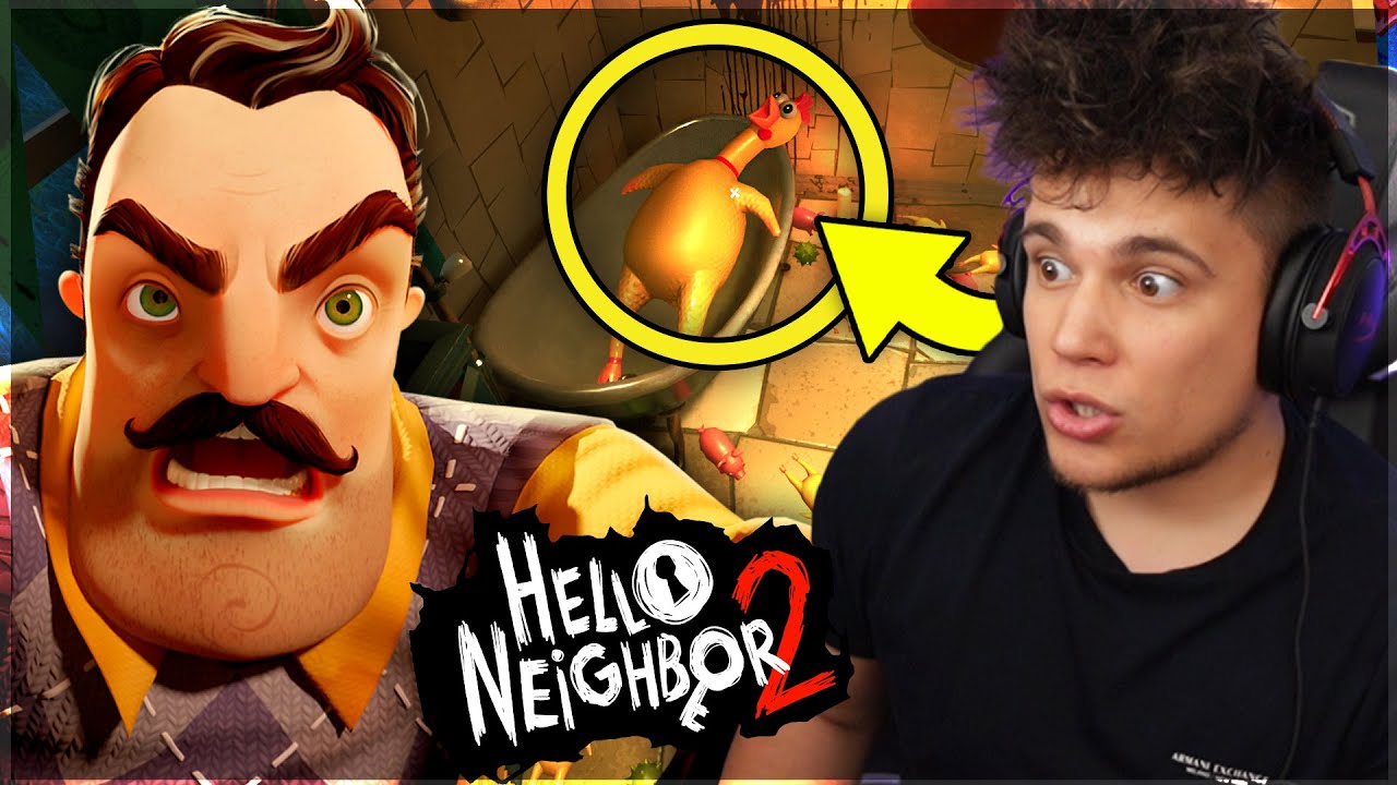 SĄSIAD UKRYŁ W ŁAZIENCE... XD- Hello Neighbor 2 DEMO