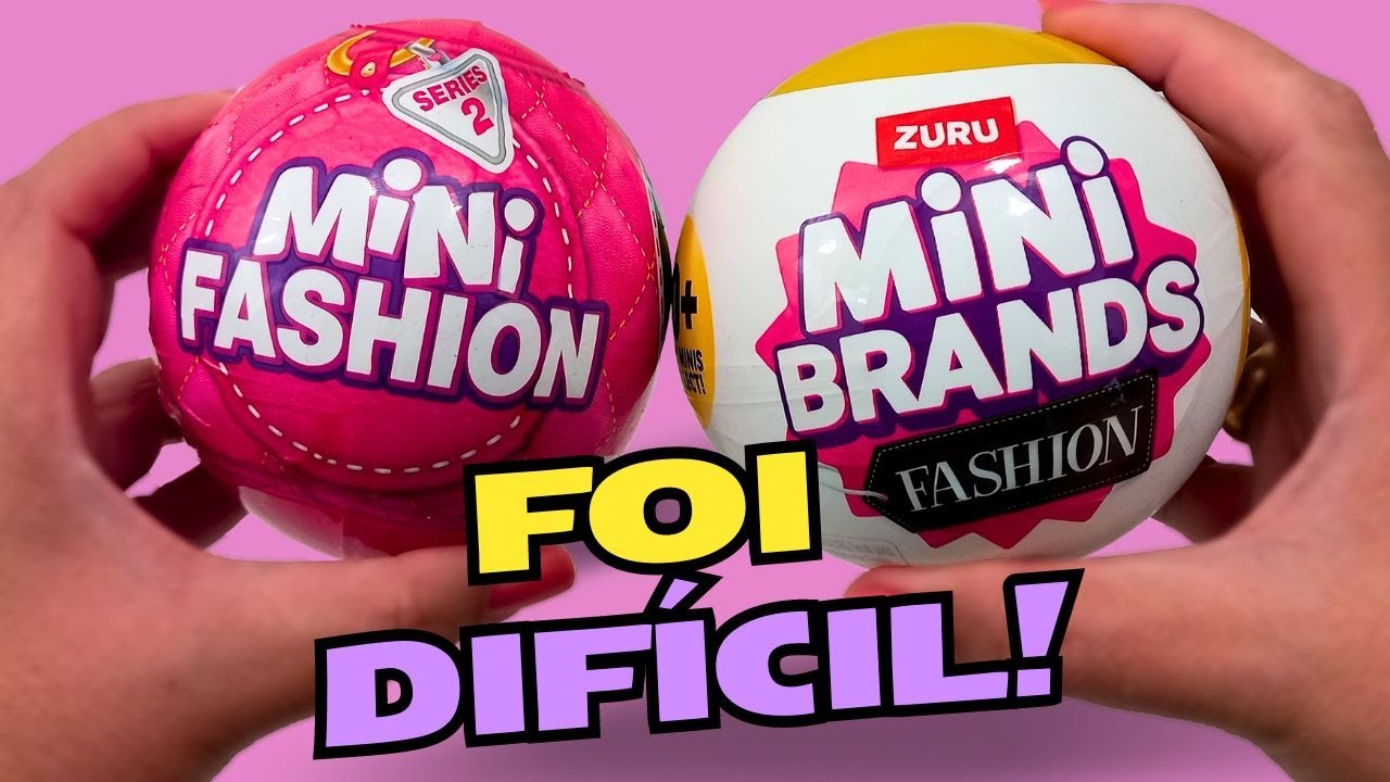 Mini Brands Fashion e Mini Fashion | Unboxing com Rita e Keno #minibrands  #barbie