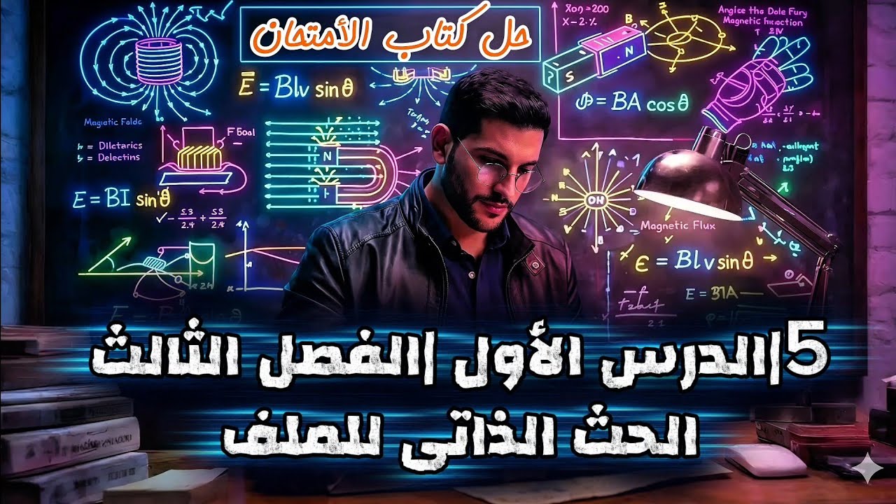 5|الفصل الثالث الحث الكهرومغناطيسى|الحث الذاتى للملف 