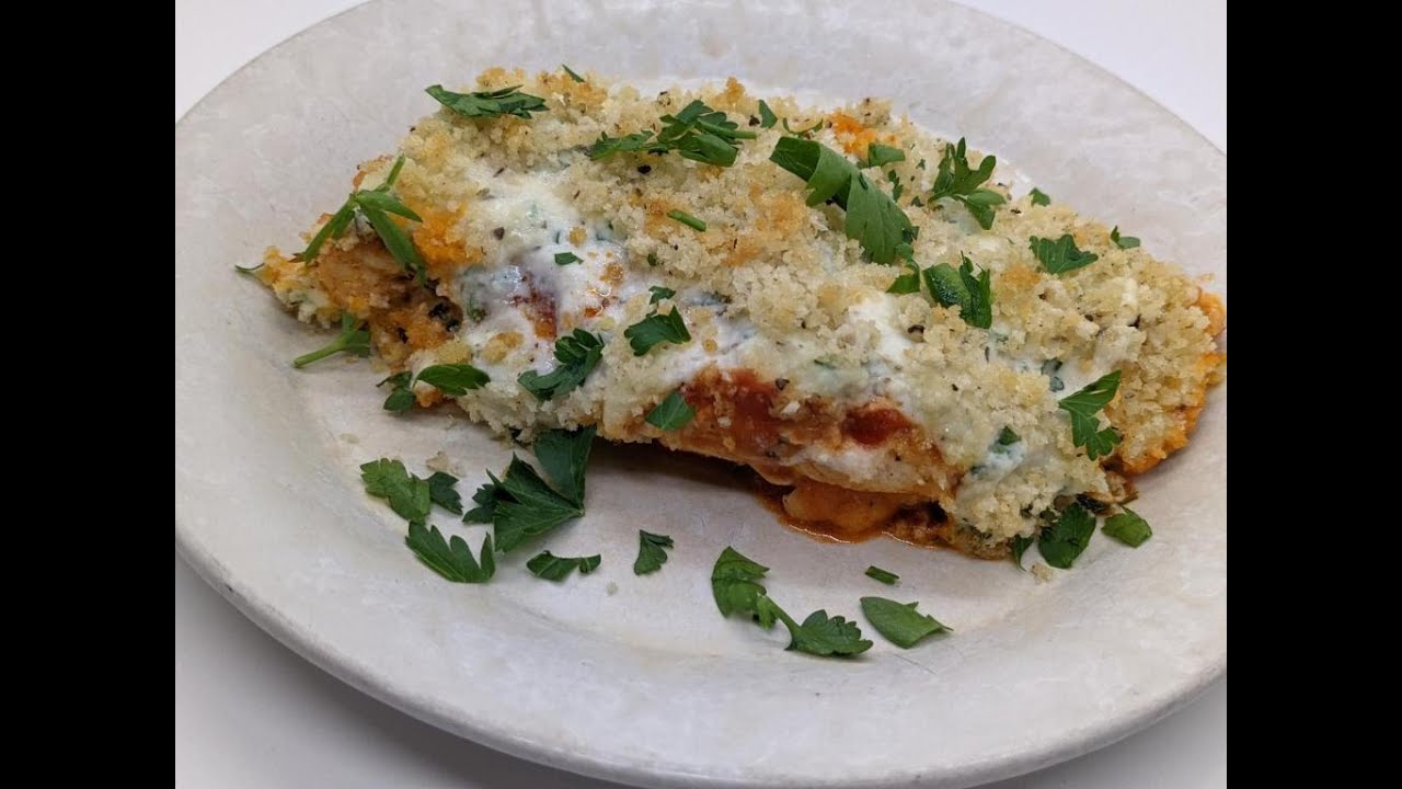 Ricotta Crusted Chicken - Cruising in the Kitchen