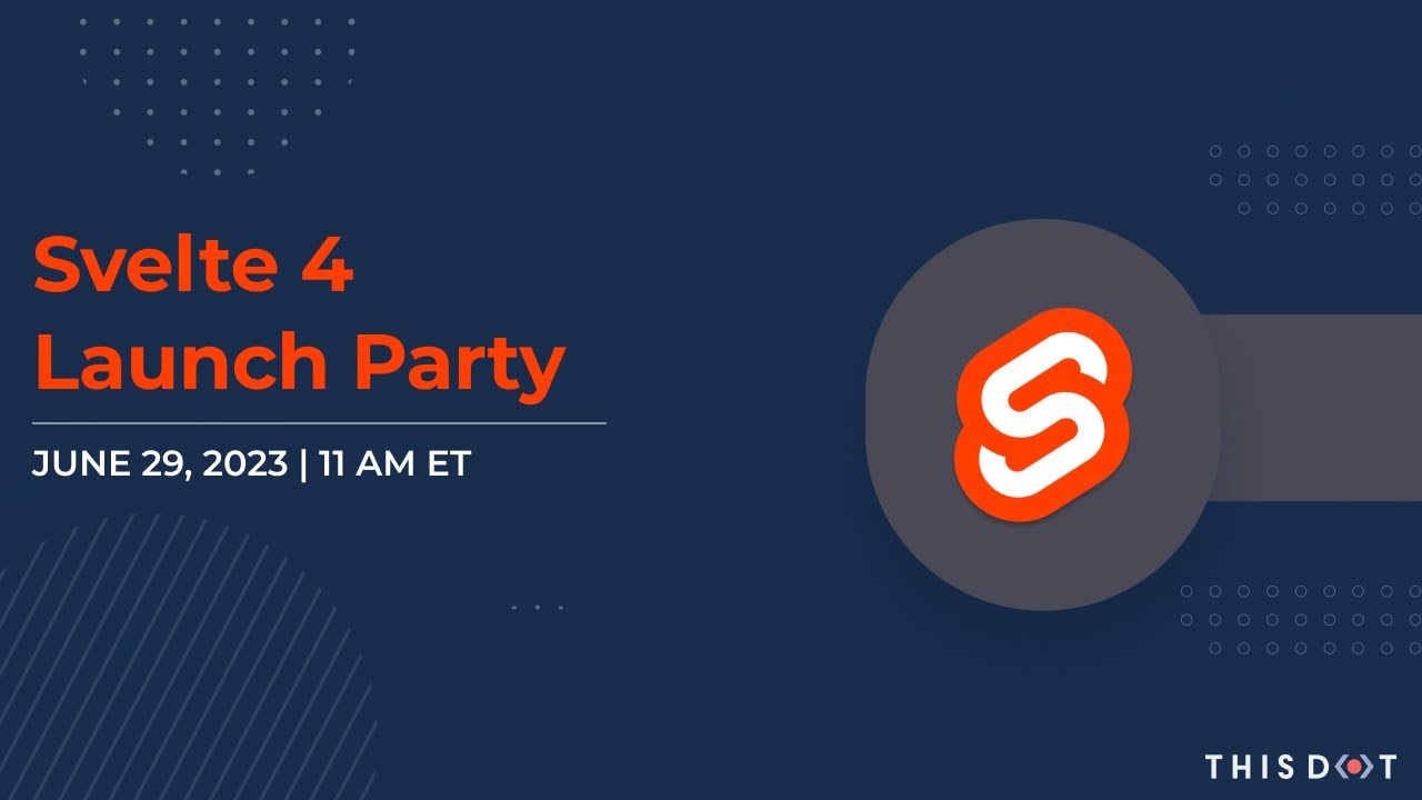 Svelte 4 Launch Party
