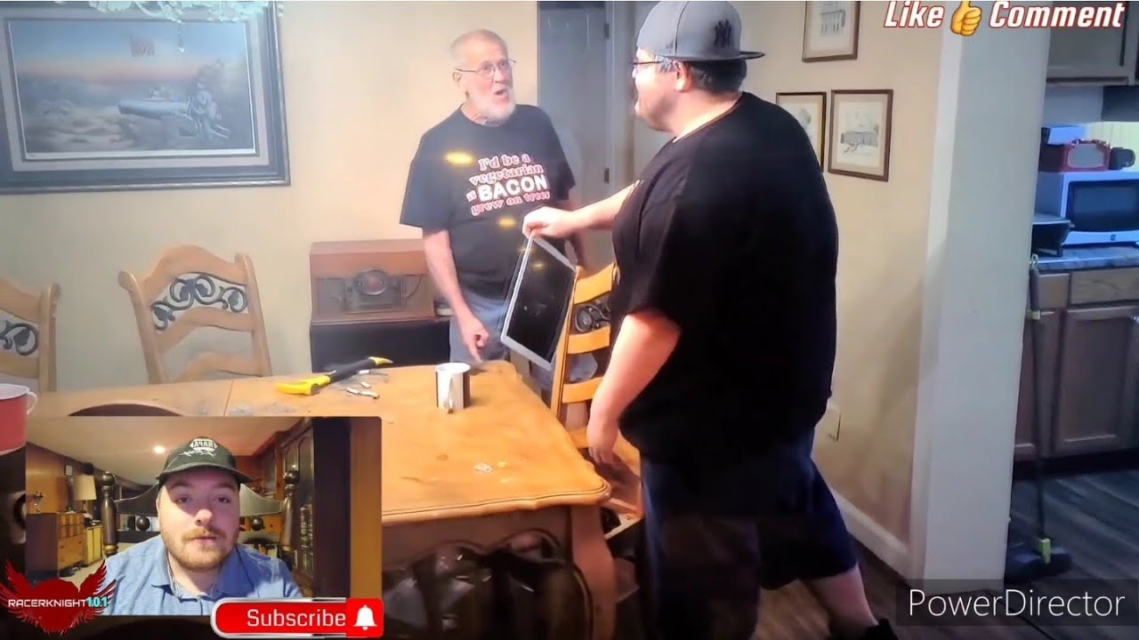 ANGRY GRANDPA DESTROYS IPAD PRO Reaction