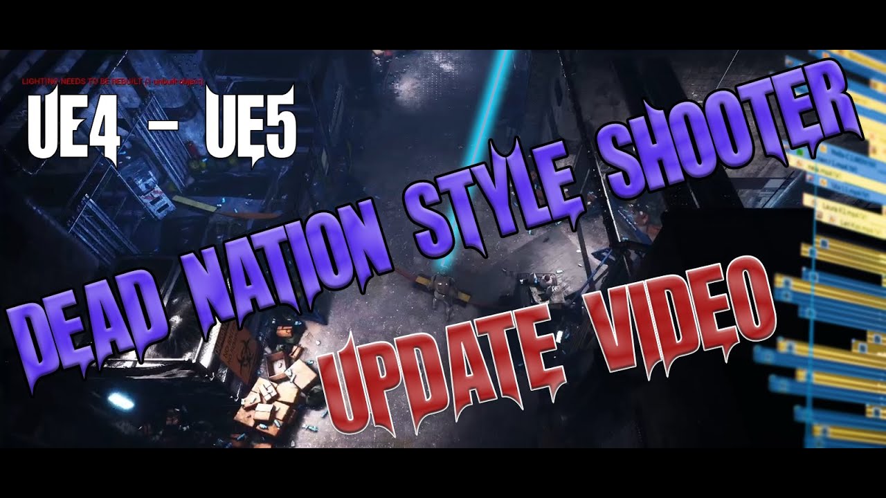 UE4 & UE5 - Dead Nation Style Top Down Shooter Update(minor changes)