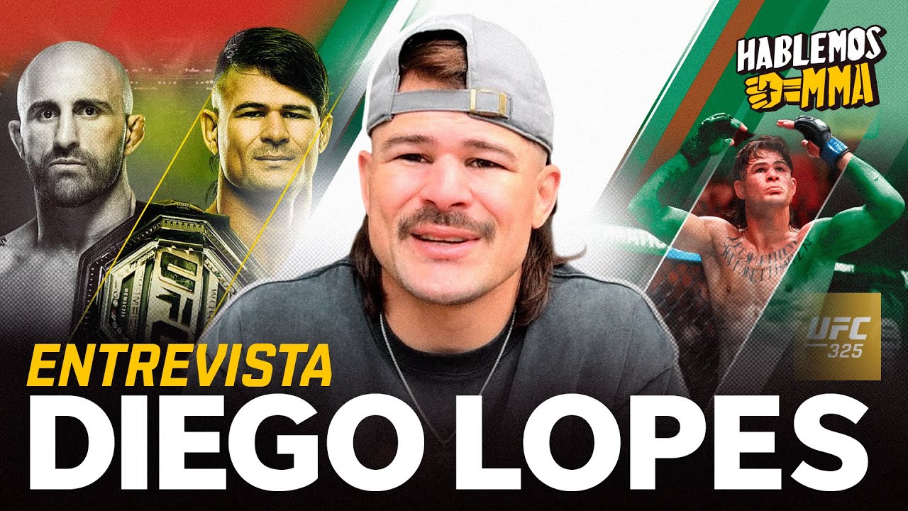 Diego Lopes RESPONDE a las críticas de su revancha vs. Alexander Volkanovski | UFC 325