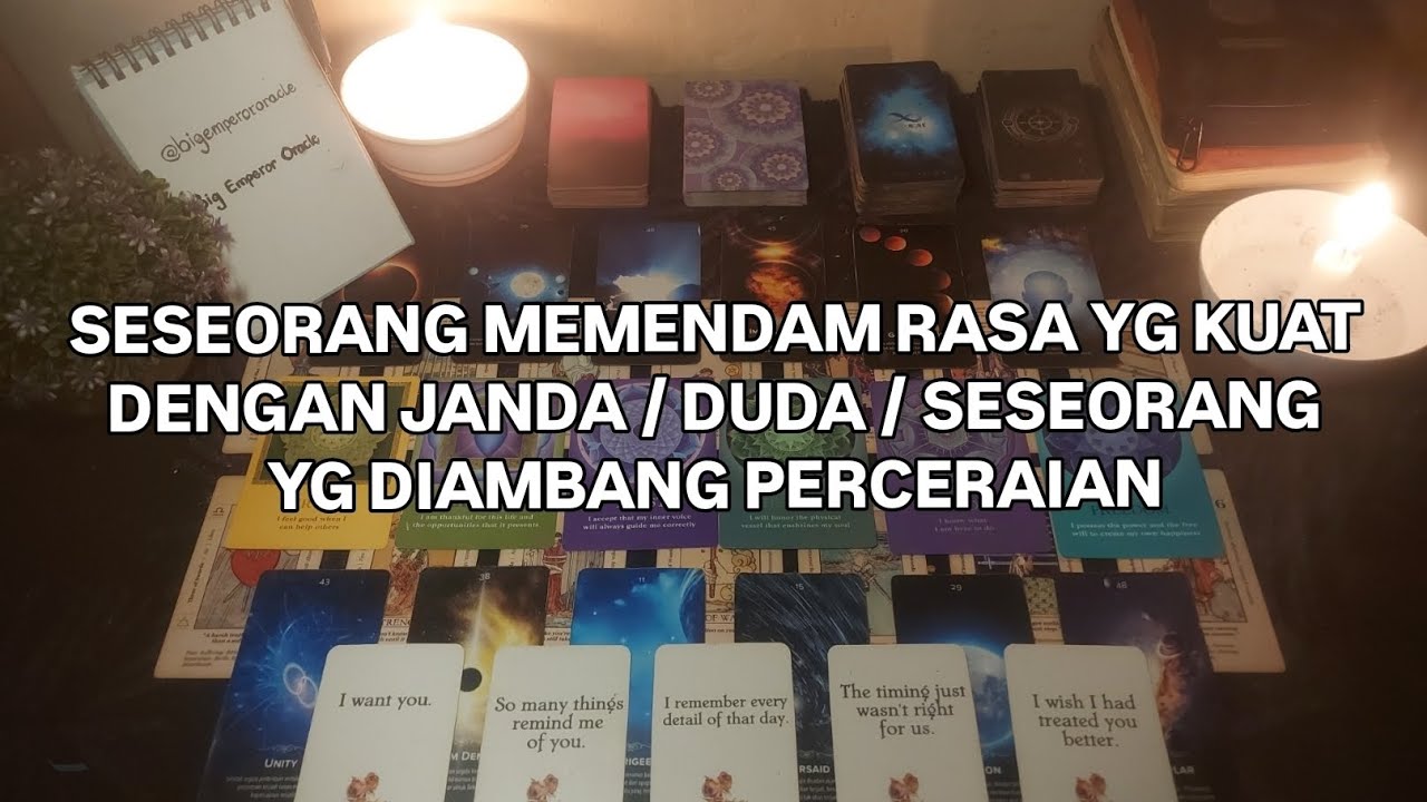 SESEORANG MEMENDAM RASA YG KUAT DENGAN JANDA / DUDA / SESEORANG YG DIAMBANG PERCERAIAN