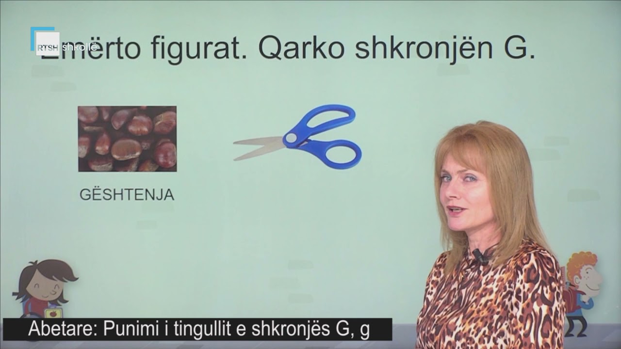 Abetare - Punimi i tingullit e shkronjës G, g