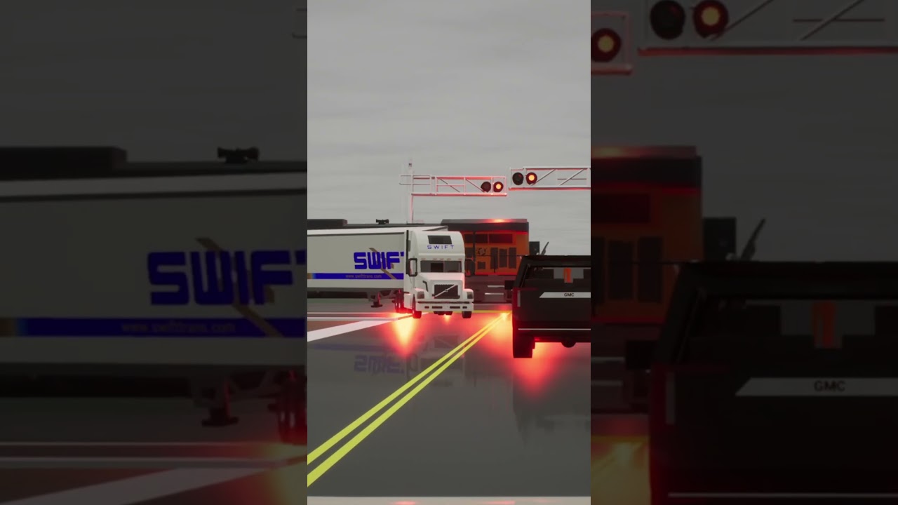 Union Pacific Hits Semi! | Brick Rigs Train Vs Car (26)