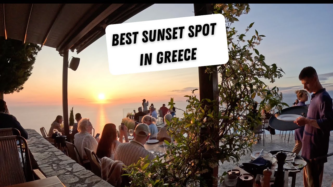 Dinner With a View: Sunset at Amente Restaurant | Lefkada, Greece
