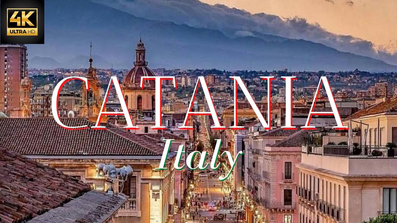 Catania, Sicily, Italy in 4k Aerial Drone!