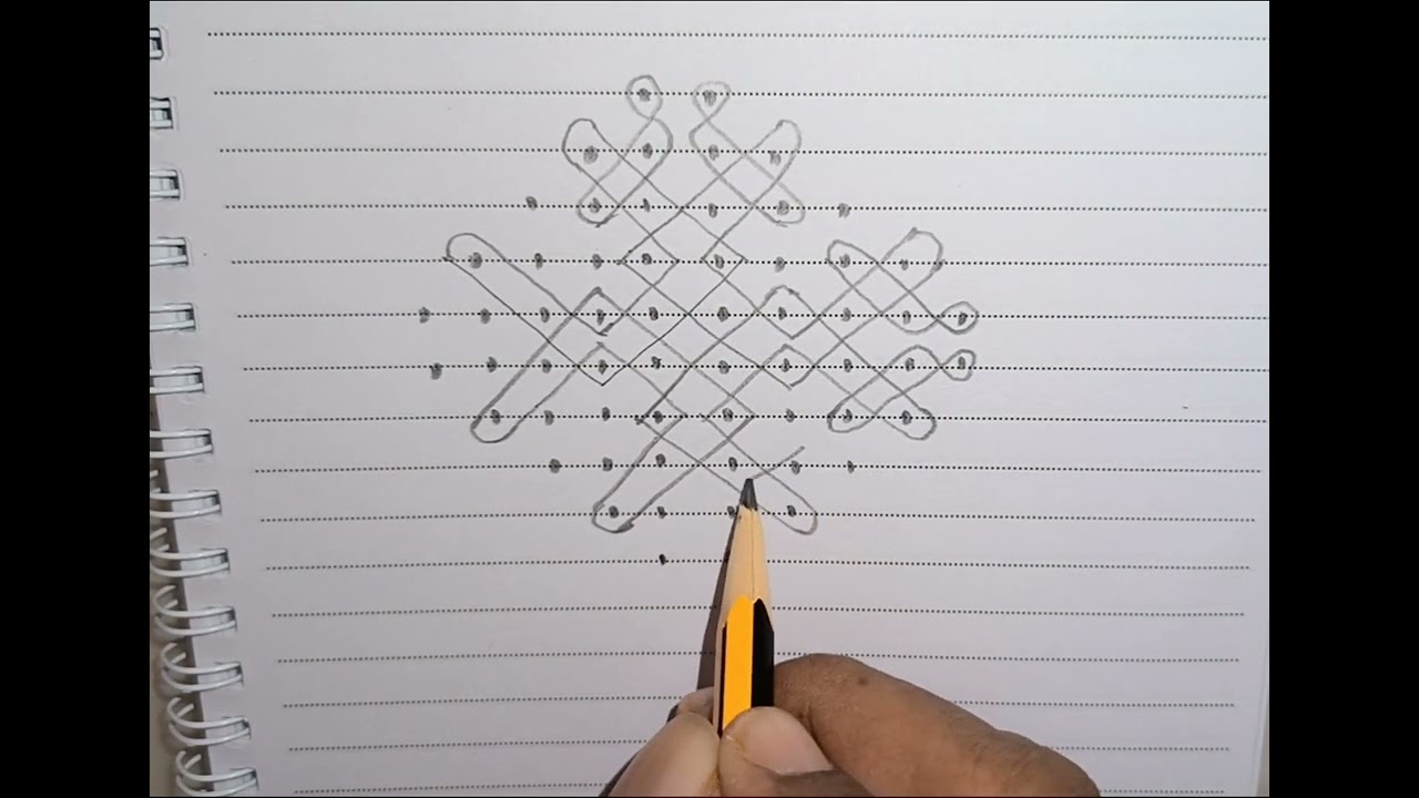#easy kambikolam#எளிமையான கம்பிகோலம்#10*2-2புள்ளிகள்# 