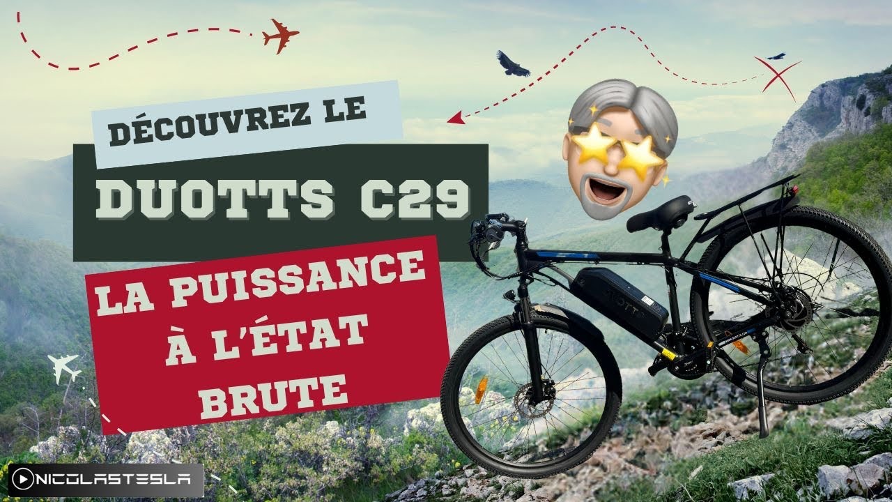 🚴‍♂️ Découvrez le Vélo Électrique Duotts C29 : Puissance et Vitesse pour des Sensations Fortes !