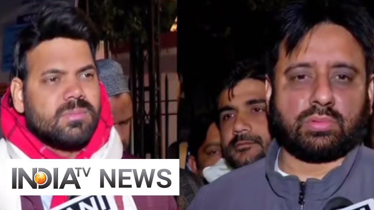 Delhi election results: AAP candidates gather outside strong room in Maharani Bagh
